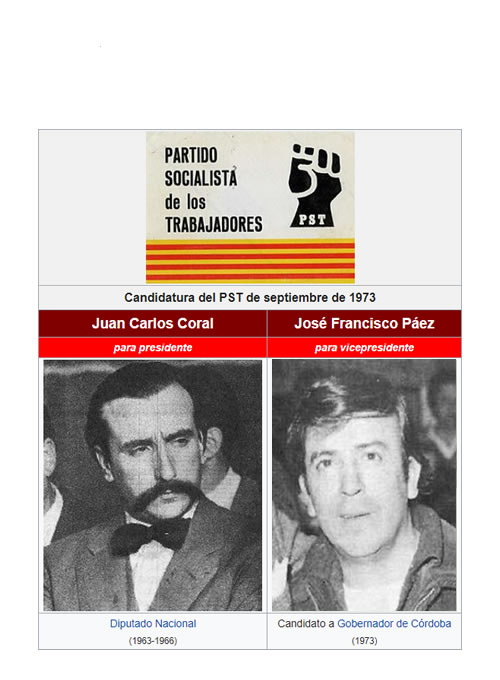 partido socialista de los trabajadores en 1973
